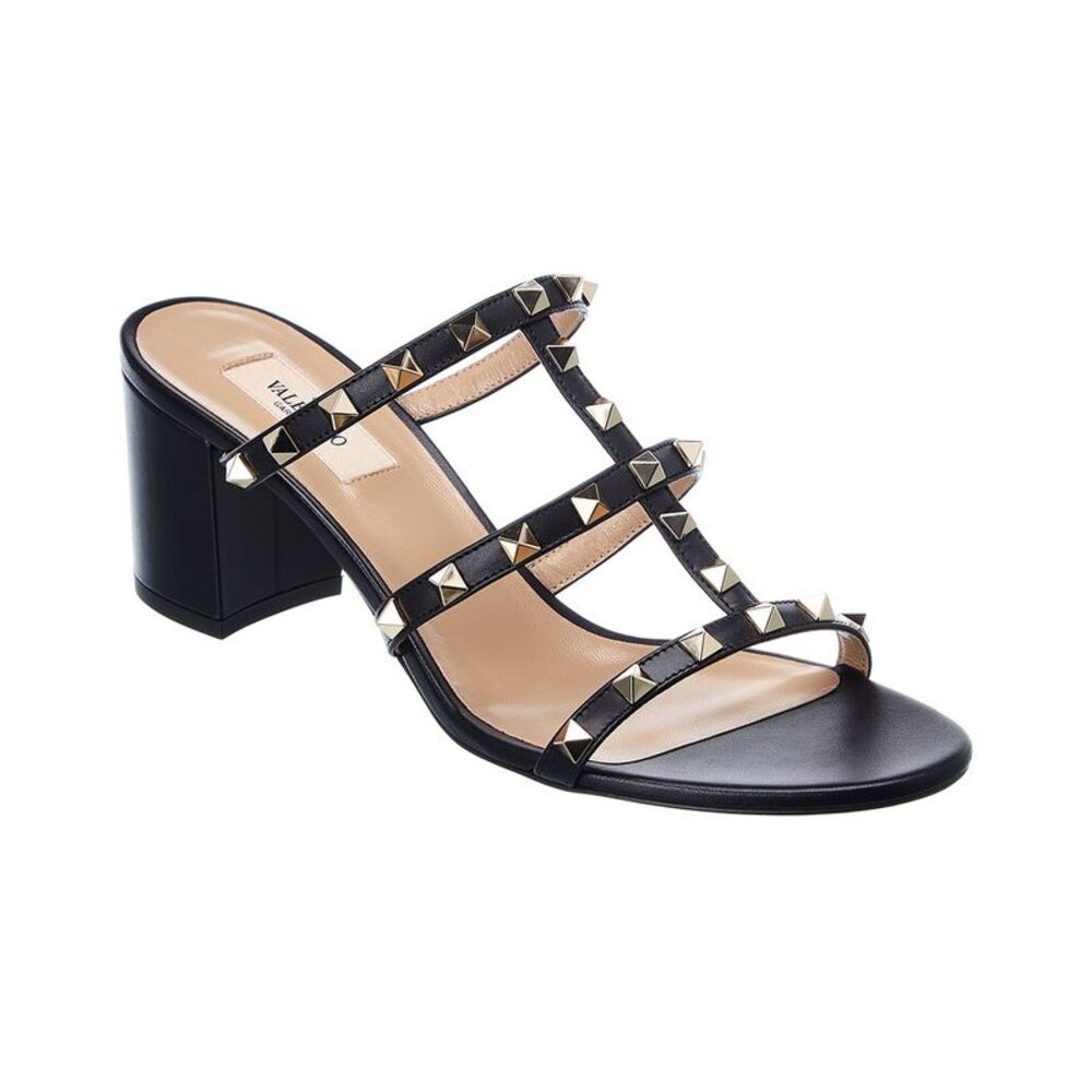 Valentino Rockstud Caged 60 Leather Sandal